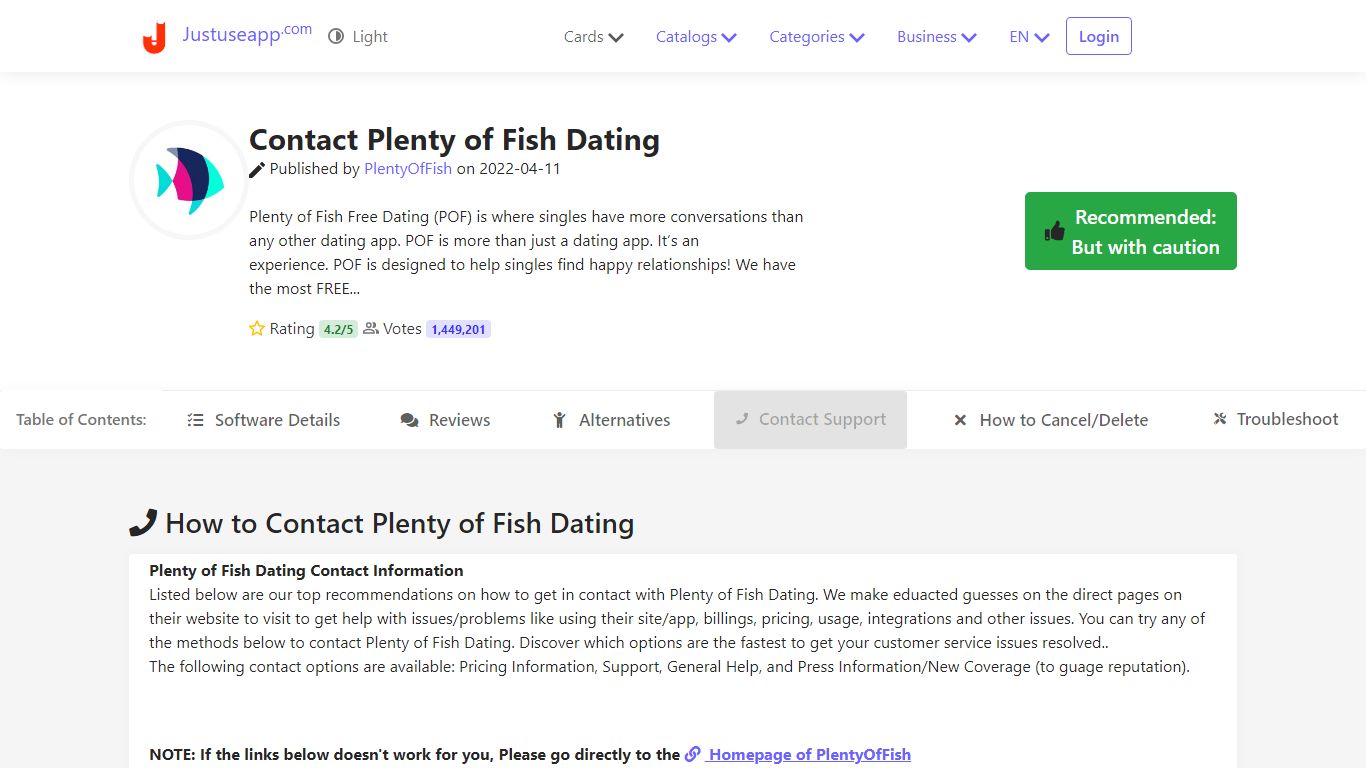 Contact Plenty of Fish Dating | Fast Customer Service/Support 2022 ...